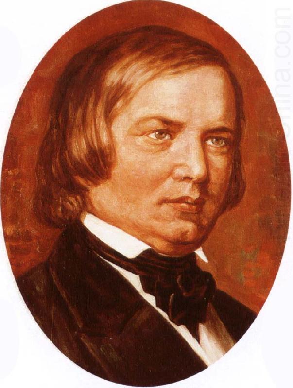 painted by gustav zerner, robert schumann